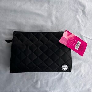 Soho Black Quilted 4 pc Clutch